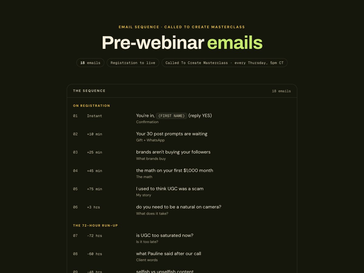 Pre-webinar preview